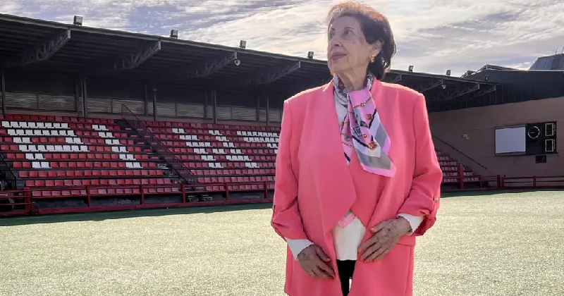 El fútbol despide a Amelia del Castillo, pionera y defensora del deporte femenino