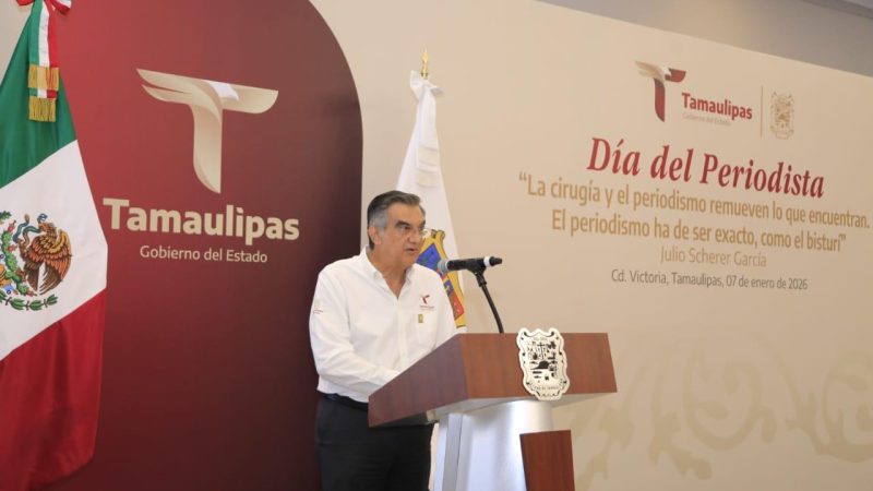 Imprescindible labor de las y los periodistas para un mejor Tamaulipas: Américo