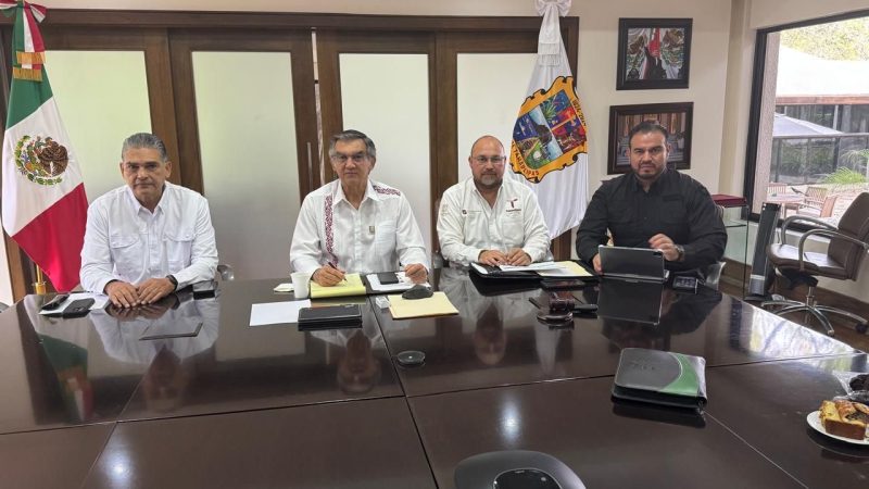 Coordina el gobernador acciones para mantener el orden en el estado