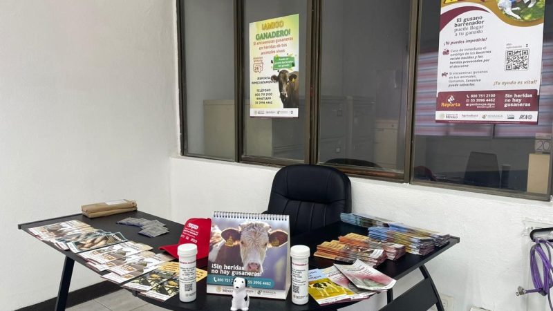 Inauguran Centro de Emergencias Sanitarias contra gusano barrenador