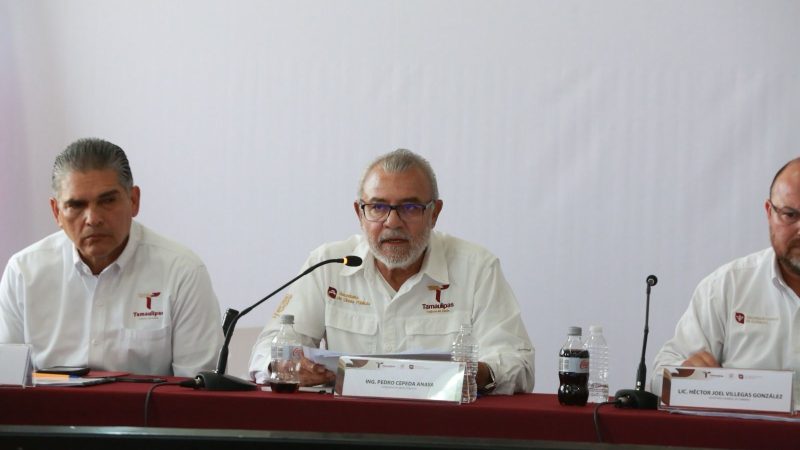 Garantiza gobierno de Américo Villarreal obra pública para los 43 municipios de Tamaulipas